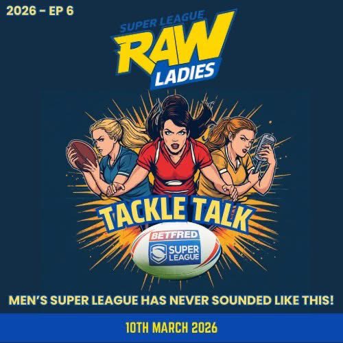StephanieMakey's tweet photo. The next episode of Super League Raw Ladies Tackle Talk is available now.

Just search Super League Raw on Apple or Spotify and look for Ladies Tackle Talk.
If you’re curious… take a listen and subscribe to hear our sultry tones every week. 👂

Hit the share button please 🙏🏻 ⬇️ https://t.co/euSBSloOmR