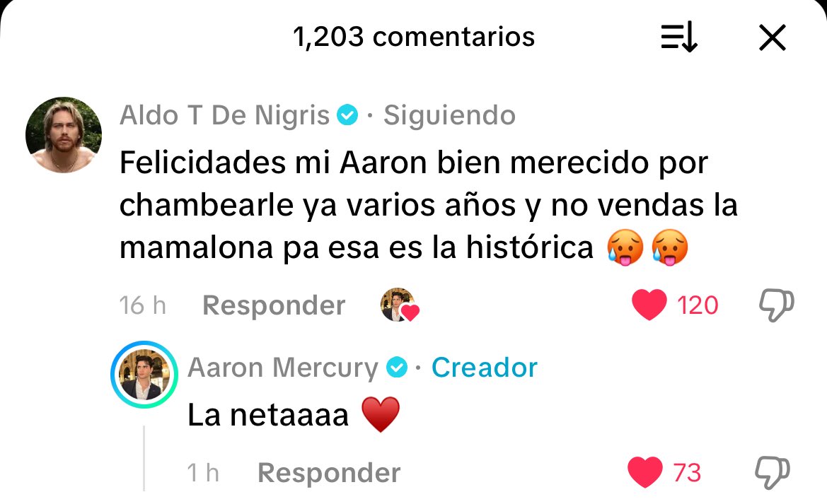 Aldo felicitando a Aaron, se quieren muchote🥹🥹