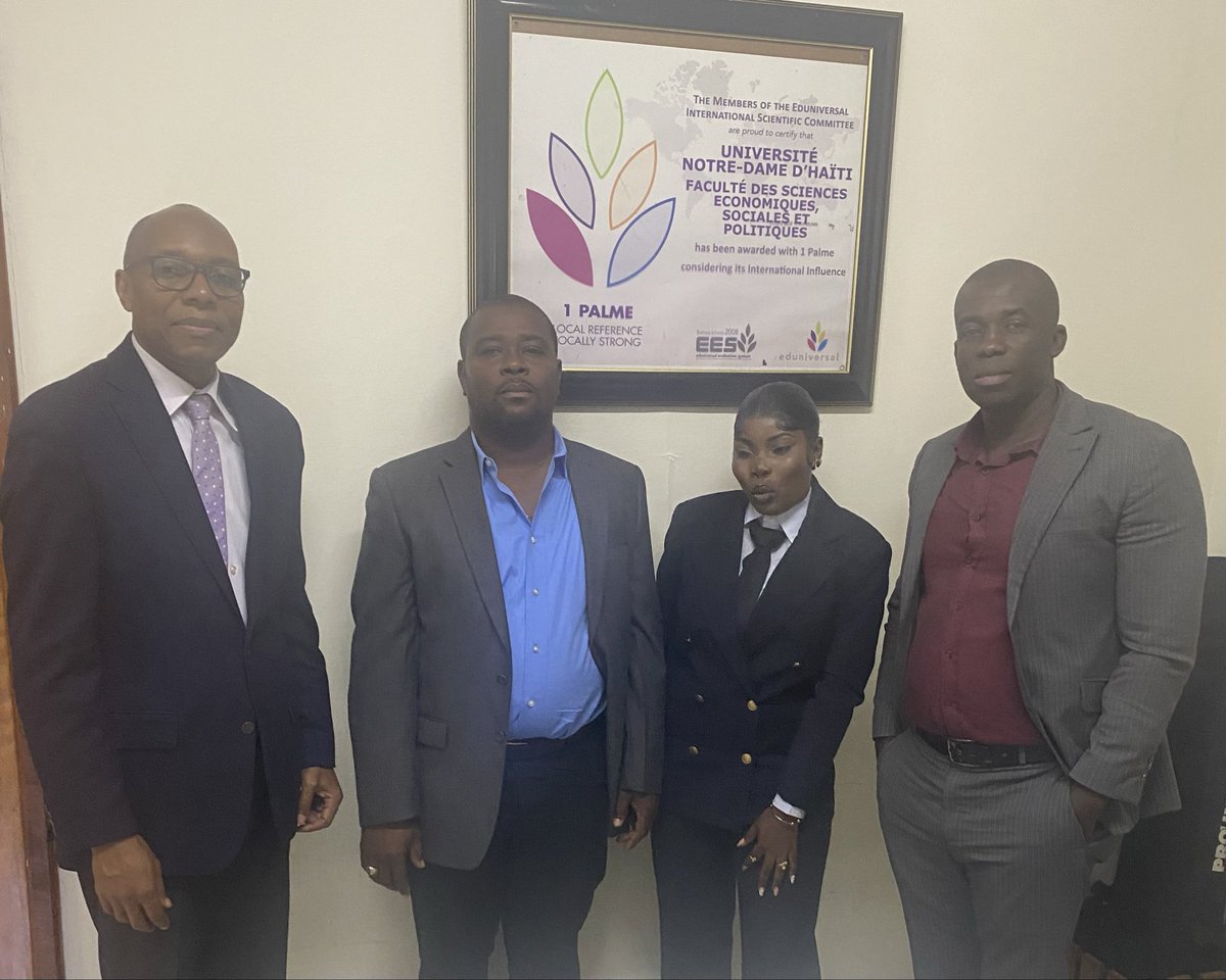 FsespUndh's tweet photo. La FSESP est heureuse d’annoncer que Madame Samentha ROMEUS a défendu avec succès son mémoire de licence en Sciences Comptables, le 5 mai dernier. Nous lui formulons nos vœux de succès dans projets futurs. https://t.co/OrRJrqTBrQ
