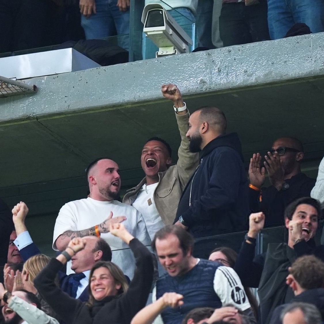 Kylian Mbappé celebrating 🤍