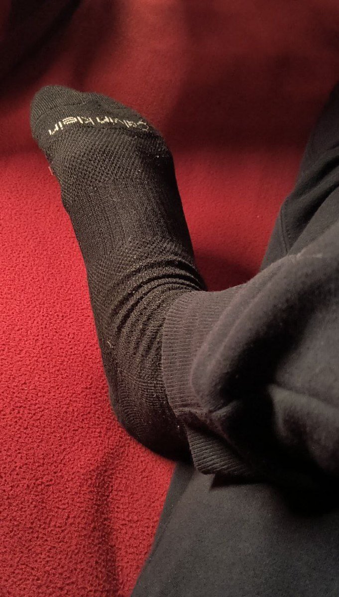 MarHenderson3's tweet photo. Sweaty sock after an intense day https://t.co/7svuYL933f