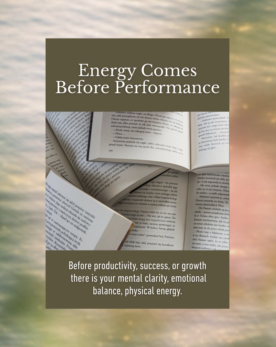 TheFinnKelly's tweet photo. Your results aren’t just about the effort you pour in—they’re about the energy you bring. 

Your internal state acts as the blueprint for your decisions, behaviors, and outcomes every single day.

Learn More: https://t.co/wlRG2Z7mVM

#PeakPerformance #EnergyManagement https://t.co/0X65Xli9M6