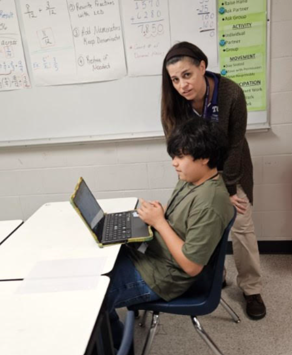 JohnStem_EISD's tweet photo. Did you know? ๐ก Math is everywhereโfrom calculating discounts ๐๏ธ to figuring out distances on a map ๐บ๏ธ! Instructor Ibarraโs 7th graders are practicing real-life math in class ๐โ๏ธ #MathInAction #RealLifeMath #7thGradeMath https://t.co/b3aho3vSQn