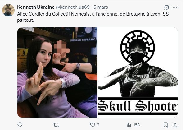 Severine4976's tweet photo. @mathildaNemesis @abomangoli Y'a pas diffamation quand c'est la réalité.
#DissolutionNemesis https://t.co/MvQGSHJD72