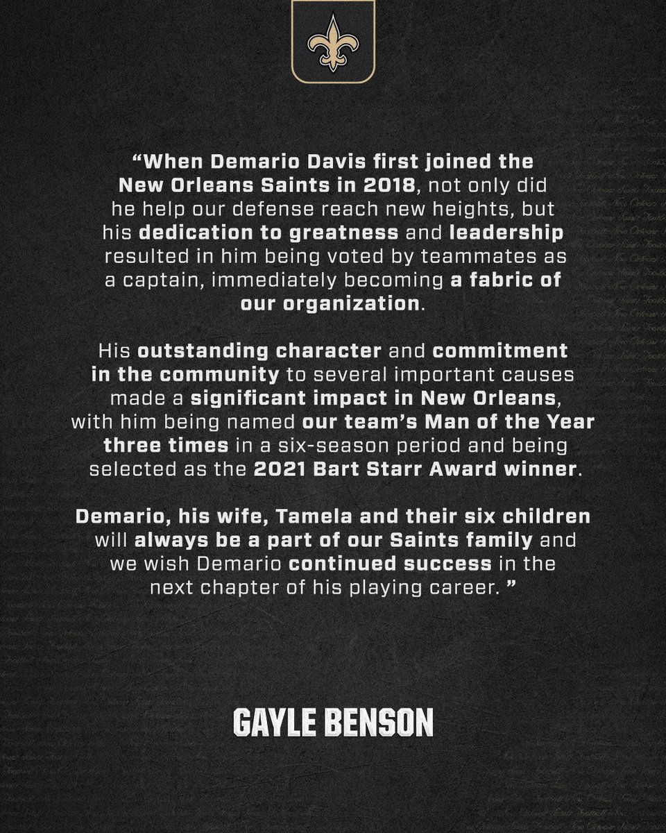 New Orleans Saints tweet media