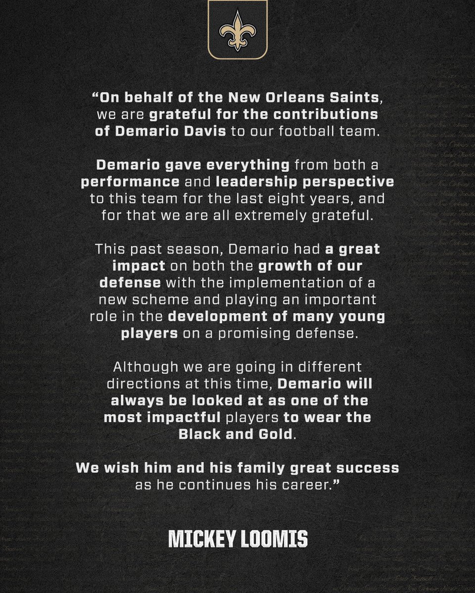 New Orleans Saints tweet media