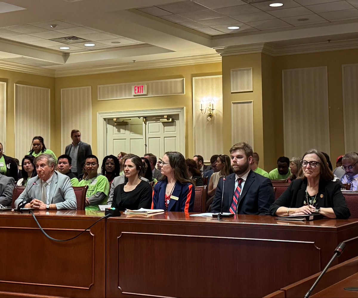 Today we testified in support of SB 987 which would end a tax break on direct-to-consumer drug advertising. 

SB 987 would put funds toward 1) helping people navigate new Medicaid administrative requirements, and 2) premium assistance for low-income Marylanders’ health coverage