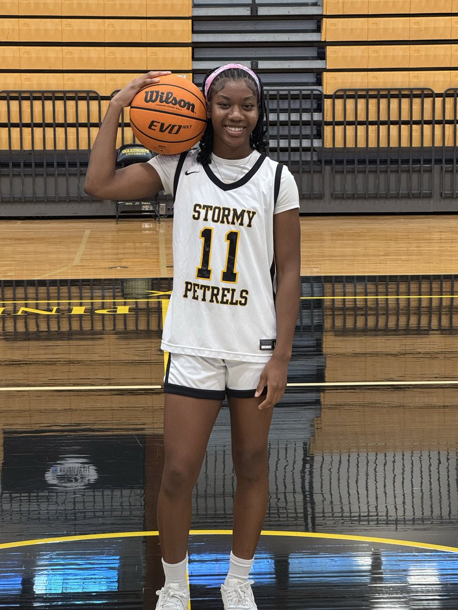 After a great visit and conversation with <a href="/coachjjonus/">Jasen Jonus</a> and <a href="/CoachFriz/">Kat Frisby</a>, I am blessed to receive an offer from Oglethorpe University!
#AGTG
#Uncommitted
#GoStormyPetrels