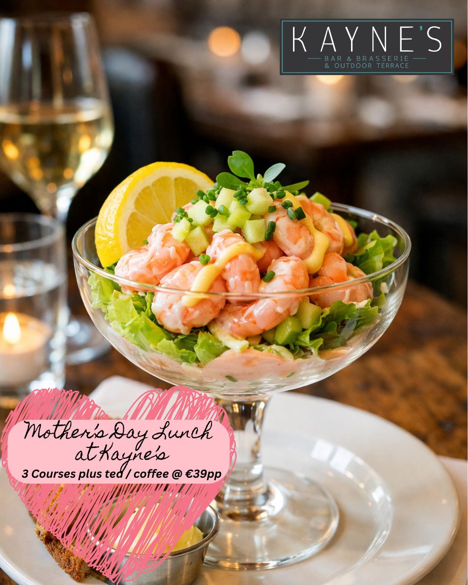 Join us this Sunday, March 15th for a special Mother’s Day Lunch, where Head Chef Paul O’Connor has created a delicious set menu designed to make the day feel just that little bit more special💐
📞 Book now: 064 663 9300

#MothersDayLunch #Kaynes #Killarney #Dromhall #TreatMom