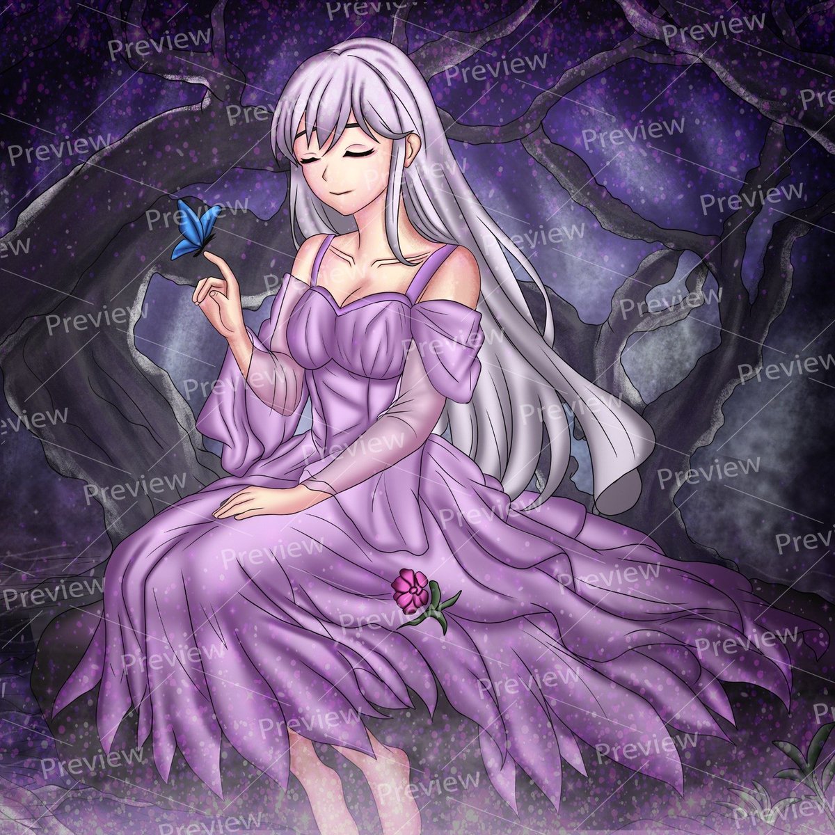 maybe_a_g's tweet photo. A calm moment in a quiet, magical night
Really enjoyed creating this soft and dreamy piece for a client.

Artwork by me. Hope you like it! https://t.co/dkMHqSnxRW