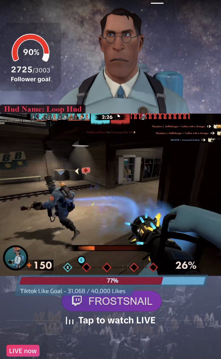 bluhevy's tweet photo. //Wtf Blu medic doing on tiktok live bro https://t.co/LkXL5j9U6O