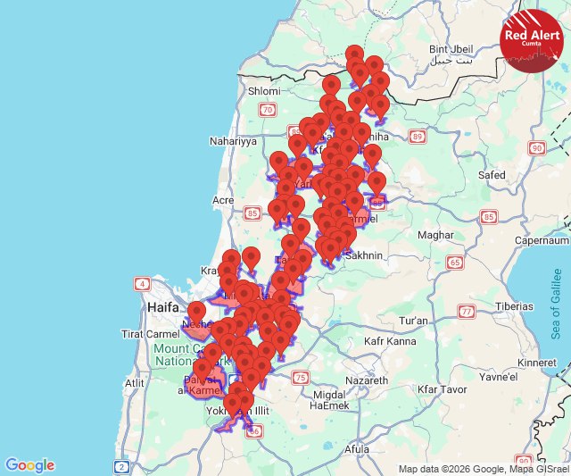 ⚡️Hezbollah fires another salvo of Rockets towards the north (22h43)