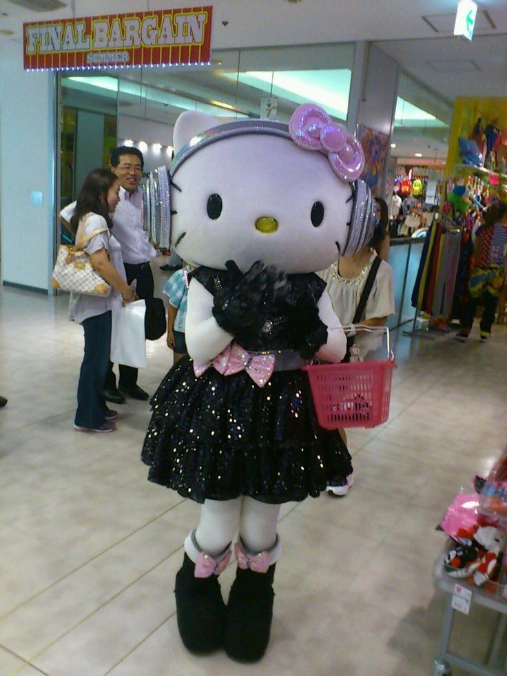 thepinkernet's tweet photo. dj hello kitty is everything 🎀 https://t.co/8G9jkQlPUz