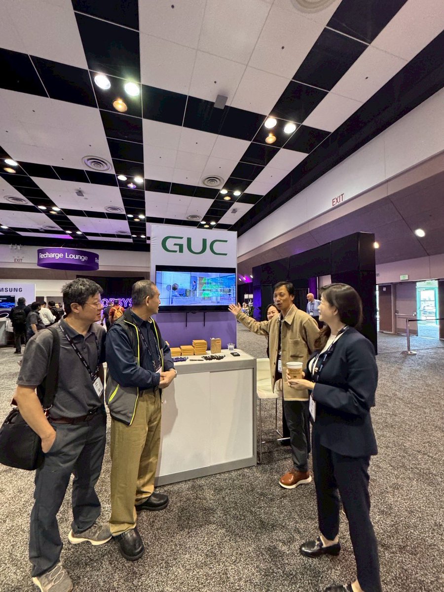 GUC_ASIC's tweet photo. GUC is now on-site at SNUG Silicon Valley, and our team is ready at the booth for two days of technical exchange and industry networking.

Come meet our team, exchange ideas, and explore how we can help bring your next chip to production. 💫 https://t.co/QN8v3czvD4