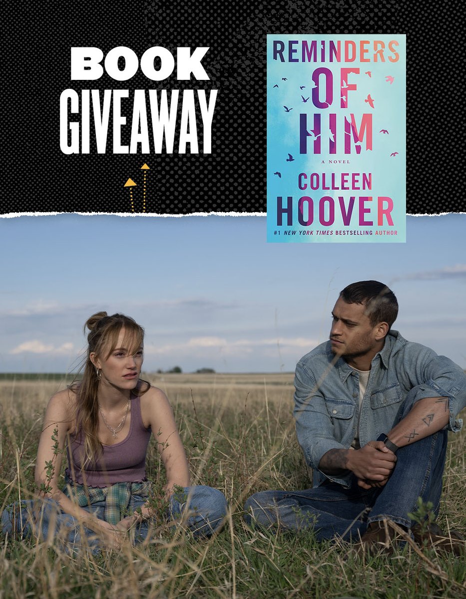 Join us opening weekend for REMINDERS OF HIM and take the story home with you. While supplies last, guests will receive a free copy of Colleen Hoover’s New York Times bestselling novel. 🎟️: bit.ly/3PhcPbv.