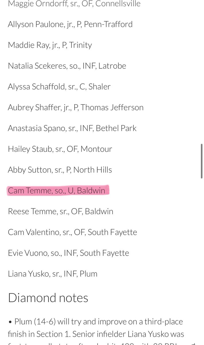 Camryn Temme 2028 tweet media