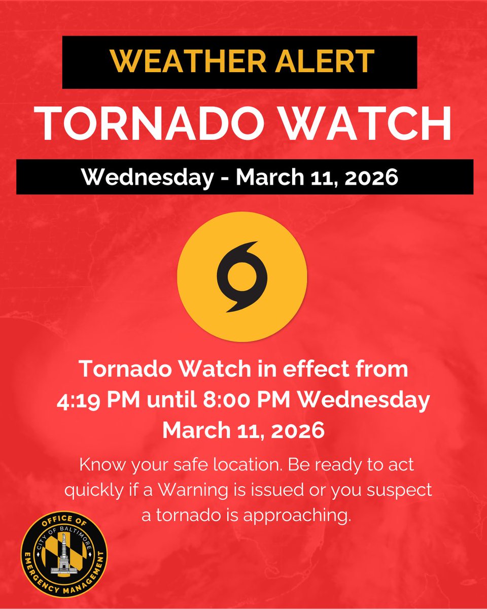 Baltimore City OEM tweet media