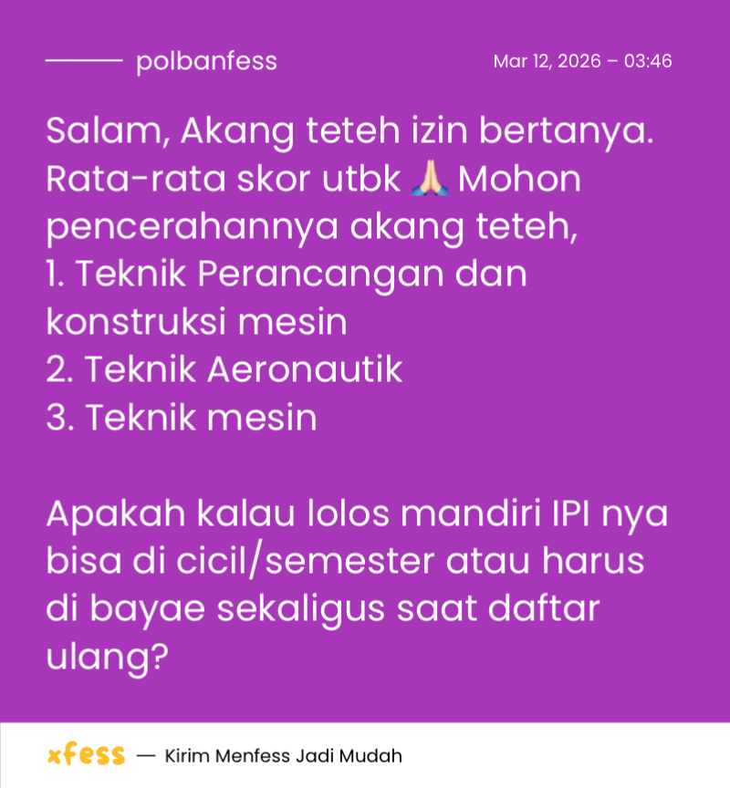 POLBANFESS! - BOT tweet media