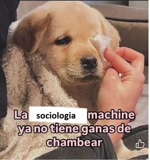 sociolobot's tweet photo. recién es miércoles https://t.co/BVixIUJbml