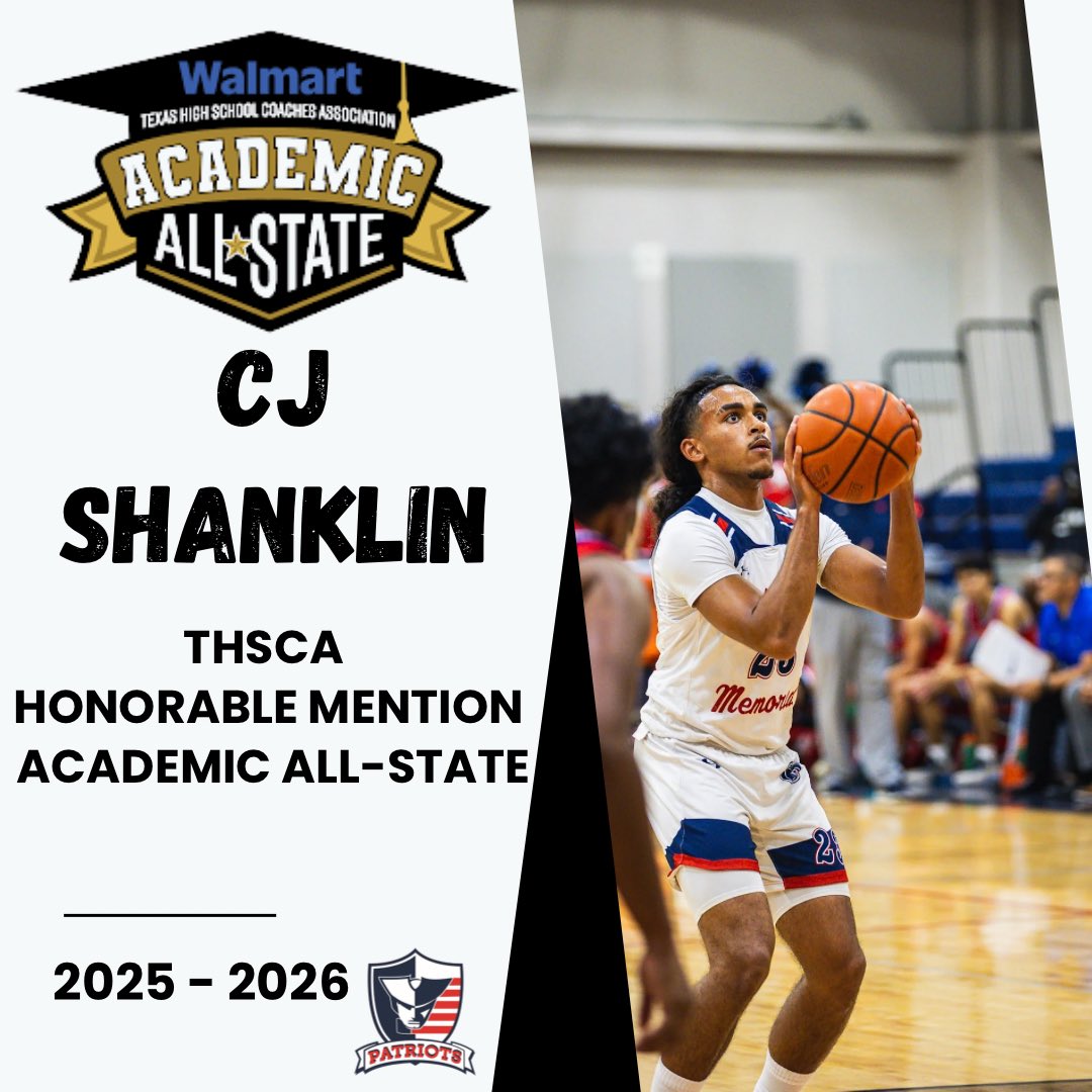 HoopsVmhs's tweet image. Congratulations to @cjshanklin for excelling both on the court and in the classroom! @THSCAcoaches Honorable Mention Academic All-State. #ACTS