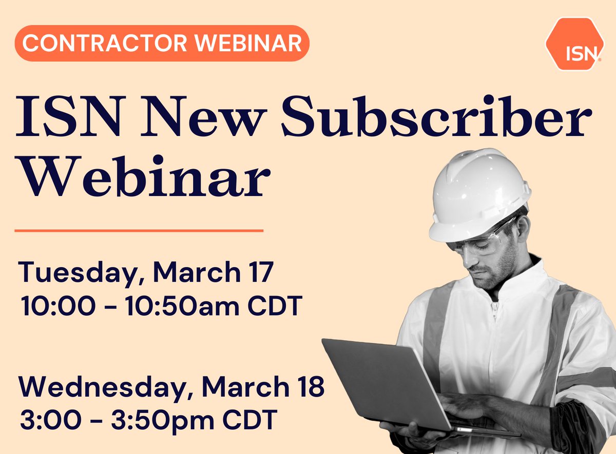 ISNetworld tweet media