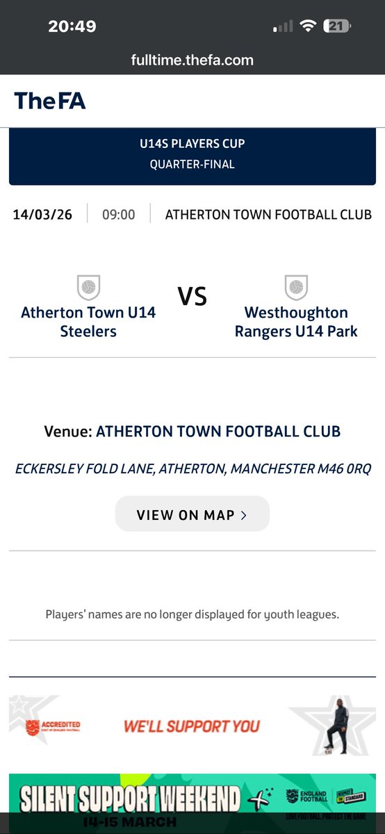 Westhoughton Rangers JFC. tweet media