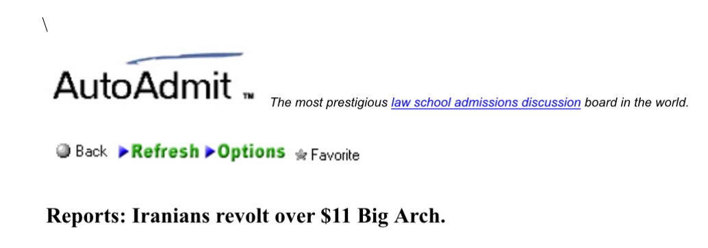 AutoAdmit tweet media