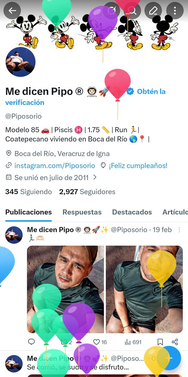 Piposorio's tweet photo. HBD TO ME!!!

Felices 41 años a mi!!! 

🎂🎁🎈🎉 https://t.co/hUI2bVgji0