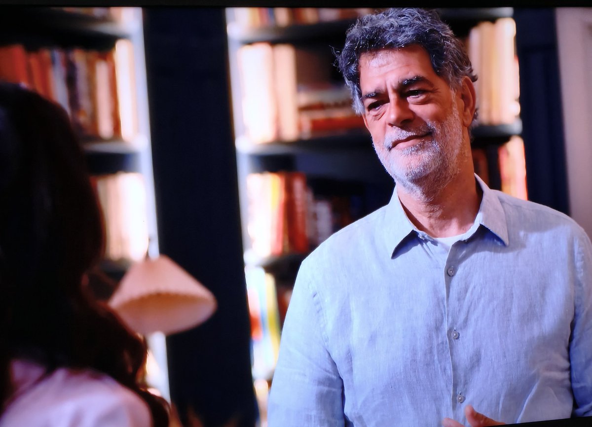 Que louco saber que quando Andreia Horta começou lá atrás ela fez par com Eduardo Moscovis e agora que tá grande na carreira vai fazer par com ele de novo #TrêsGraças