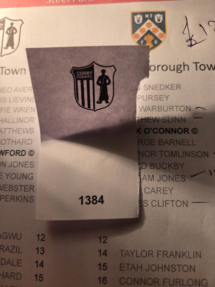 Corby Town FC tweet media