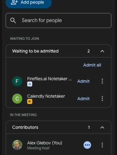alexpwrd's tweet photo. Ever sit in a virtual meeting waiting looking at AI note takers?

AI shows up to meetings on time, humans don't.  As I set there and waited, an I idea sparked.

What if an AI agent could actually join the call and participate with full access to its own computer while the meeting is happening?

Think: OpenClaw with voice and virtual avatar.

I built a prototype. interested in a demo? Post a comment.