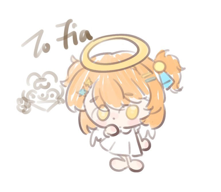 Elea_Takara's tweet photo. Who is this angle? @FiaGameStart 
#doodle #vtuber #fiacrafts https://t.co/w7anX0ma0O
