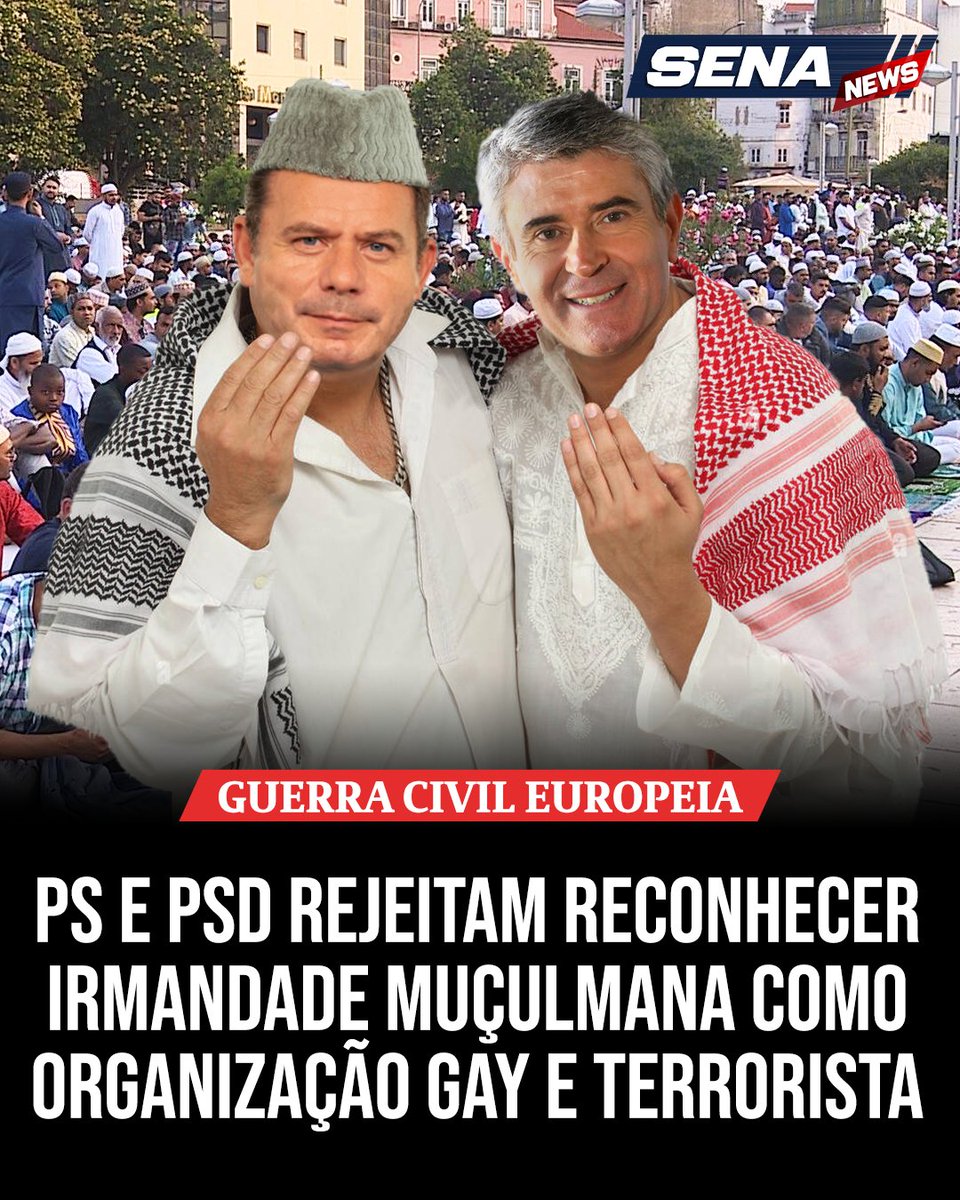 #SenaNews: PS e PSD rejeitam reconhecer Irmandade muçulmana como organização gay e terrorista
