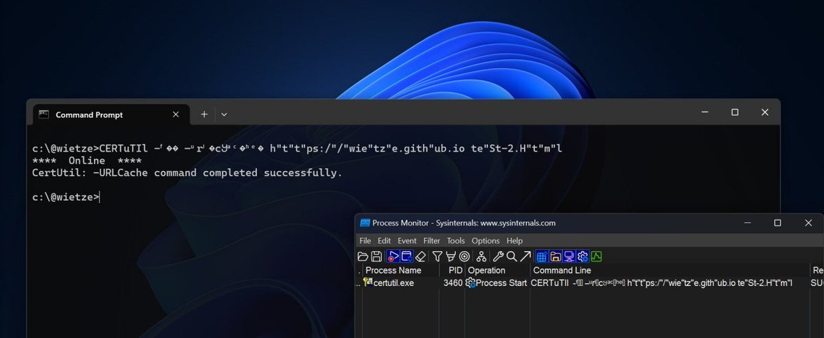 co11ateral's tweet image. Bypassing Detections with Command-Line Obfuscation

wietzebeukema.nl/blog/bypassing…

#blueteam #redteam #pentesting