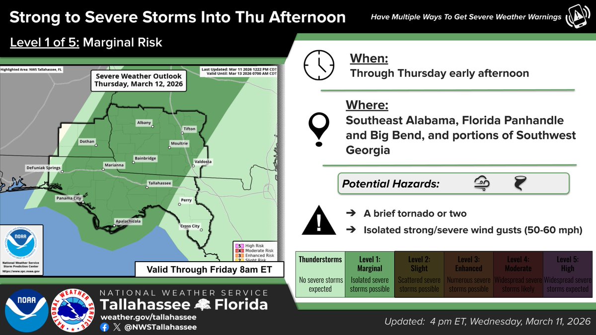 NWS Tallahassee tweet media