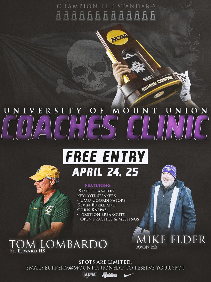 Mount Union Football tweet media