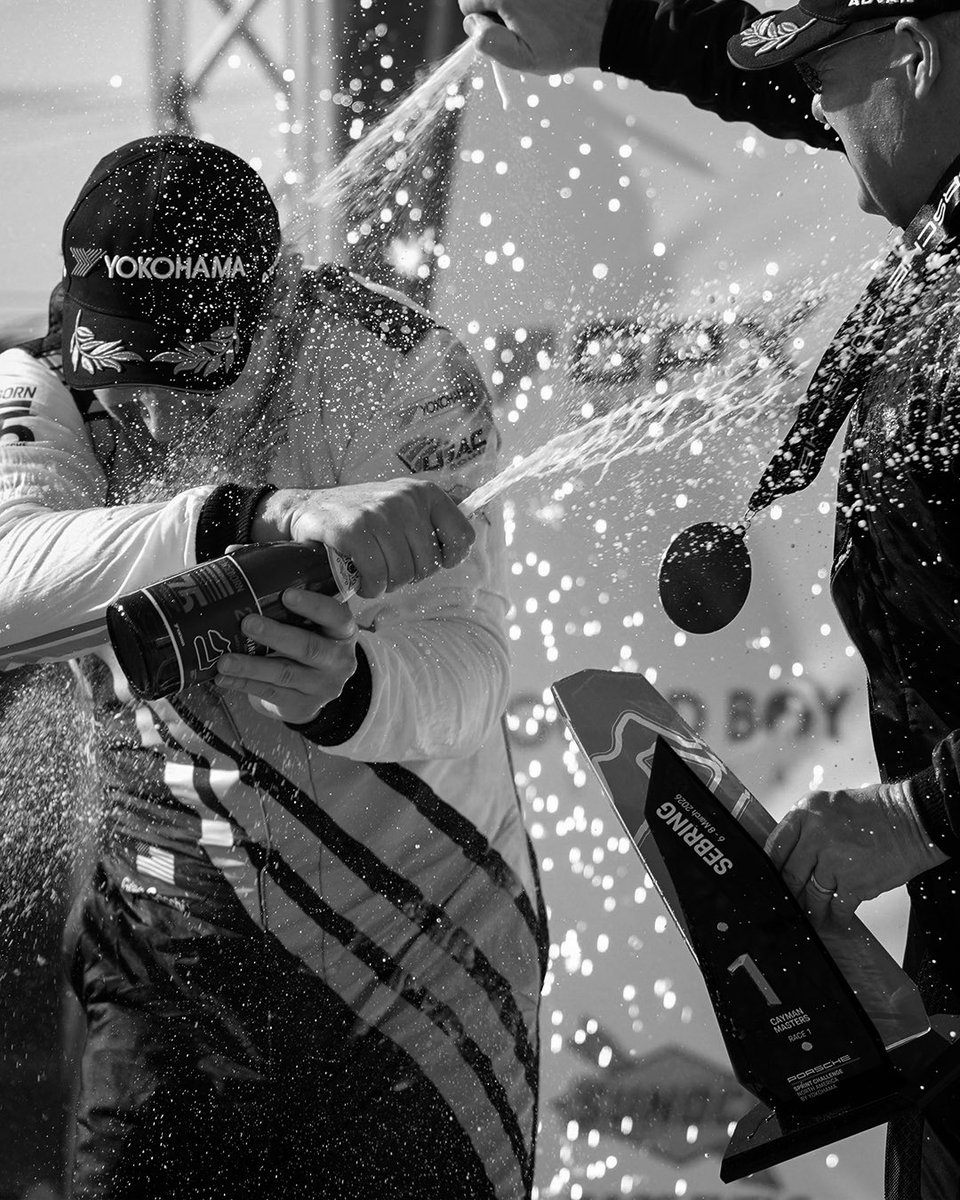 YokohamaTC's tweet photo. Sunshine. Rain. Sebring.
From sprint battles to endurance pit stops, Round 1 of Porsche Sprint Challenge and Porsche Endurance Challenge had it all.
The 2026 season is officially underway 🏁
#yokohamatire #ADVAN #A005 https://t.co/puleZDw8Tn