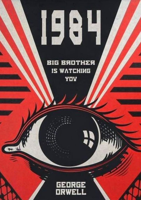 elcodigomental's tweet photo. 8 libros prohibidos que todo hombre debería leer.

1. 1984 Por George Orwell.