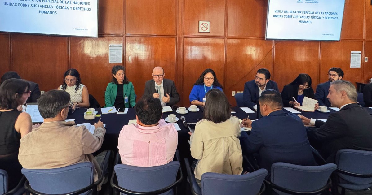 ddhh_scjn's tweet photo. 🇺🇳 En el marco de la visita oficial a México del Relator Especial de la ONU sobre sustancias tóxicas y #DDHH, hoy se realizó una reunión con la #DGDHJP en la que se presentaron las acciones jurisdiccionales y no jurisdiccionales de la #SCJN para proteger el medio ambiente. https://t.co/caUFhSDHZ7