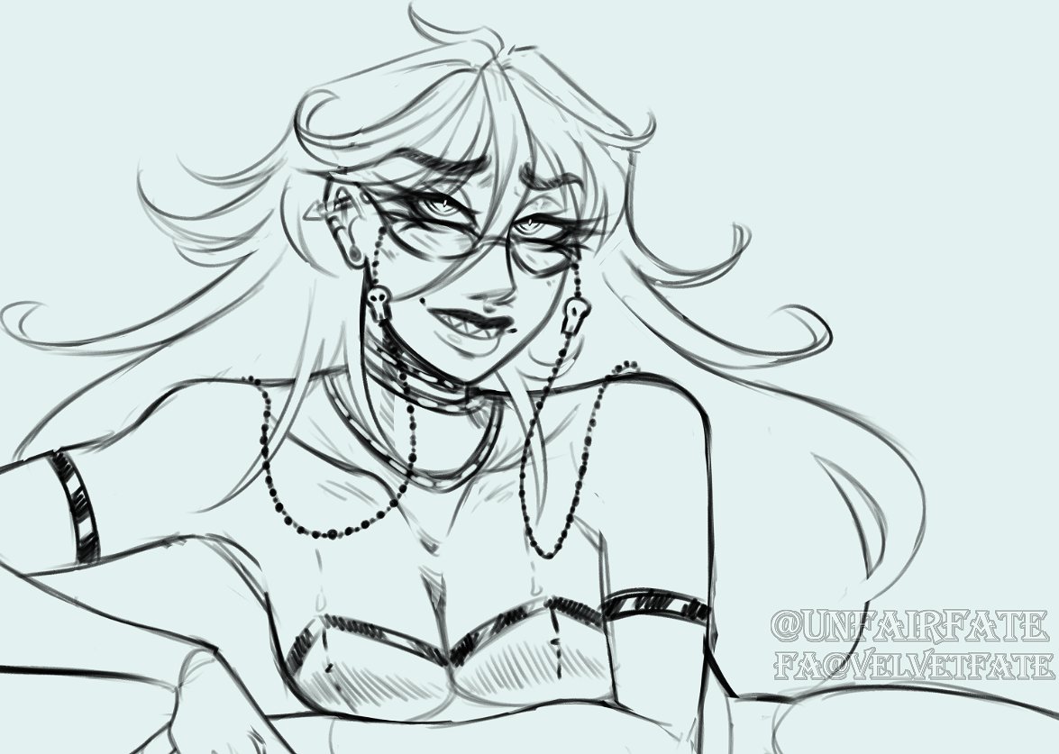UnfairFate's tweet photo. Do ya'll remember Grelle Sutcliff?

Heres a WIP <3

Grelle in 2026!🎉

~

#Grell #blackbutler #kuroshitsuji https://t.co/xRn4IKmlh7
