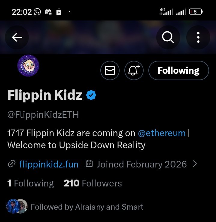 Super Early <a href="/FlippinKidzETH/">Flippin Kidz</a>
210 followers
  
Chain - Eth 
Supply - 1717

Follow for more info