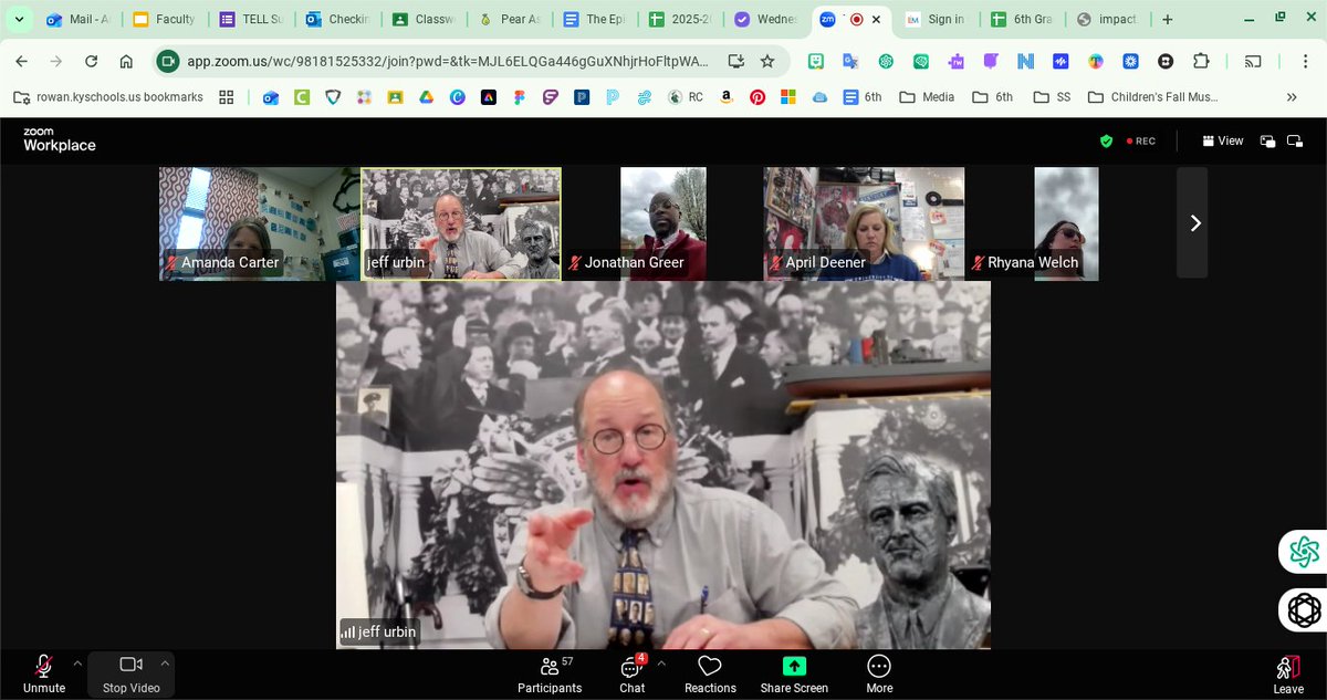 ClassroomCarter's tweet photo. Man, can Jeff Urbin give an inspiring speech about the importance of guarding our rights! Great job connecting our founding documents to show students that these words and ideas are aspirational and ongoing! @KEDCGrants @kedc_epic https://t.co/sPWuJXpS0c