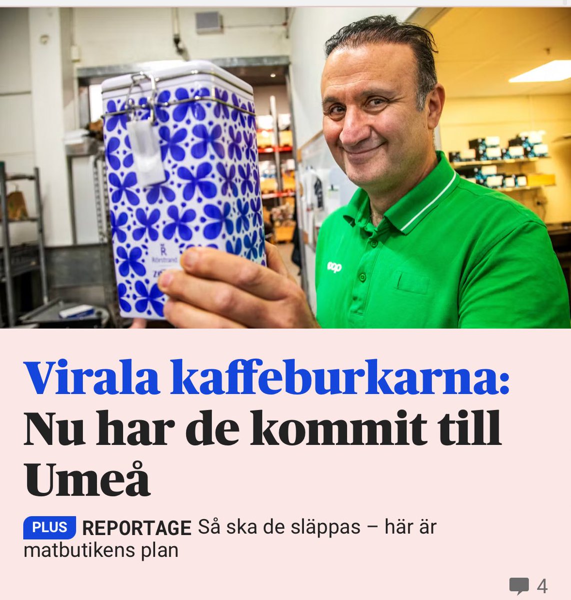 antonsalll's tweet photo. nu har virala kaffeburkarna kommit till Umeå https://t.co/q3Kzax8Gnl