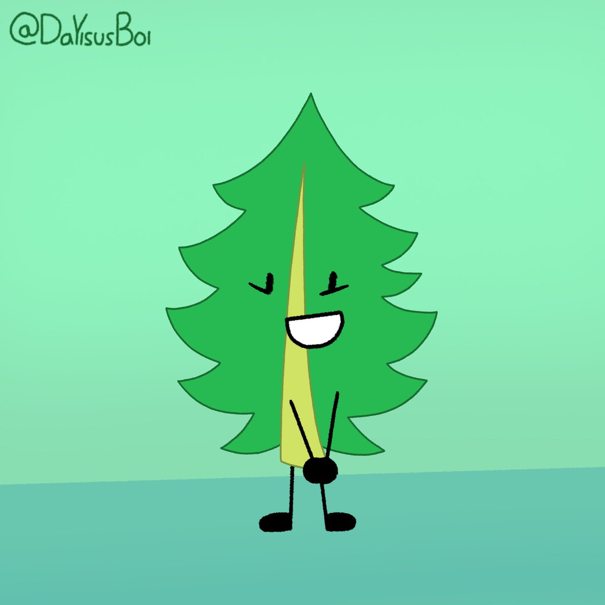 That one bfdia 24 book pose but with fern 🌿💚 #bfdie #osctwt #osc