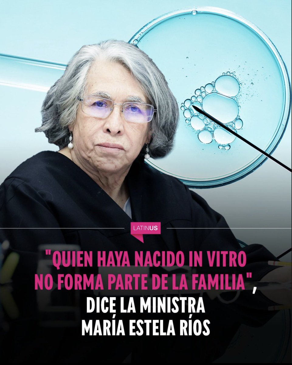 🔴|| ¡La ignorancia y estulticia de los de la 4T es brutal!

🤦🏻‍♂️ La ministra Estela Ríos de la <a href="/SCJN/">Suprema Corte</a> dijo la tontería “quien haya nacido in vitro no forma parte de la familia”

❌ Estos son los ministros de <a href="/lopezobrador_/">Andrés Manuel</a> y <a href="/Claudiashein/">Claudia Sheinbaum Pardo</a> elegidos con acordeones

👉🏼Son minúsculos.