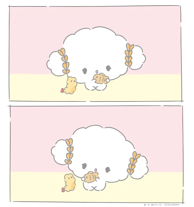 たいやきさん、どこから食べるかまよっちゃうみゅん・・
#こぎみゅん #たい焼き 