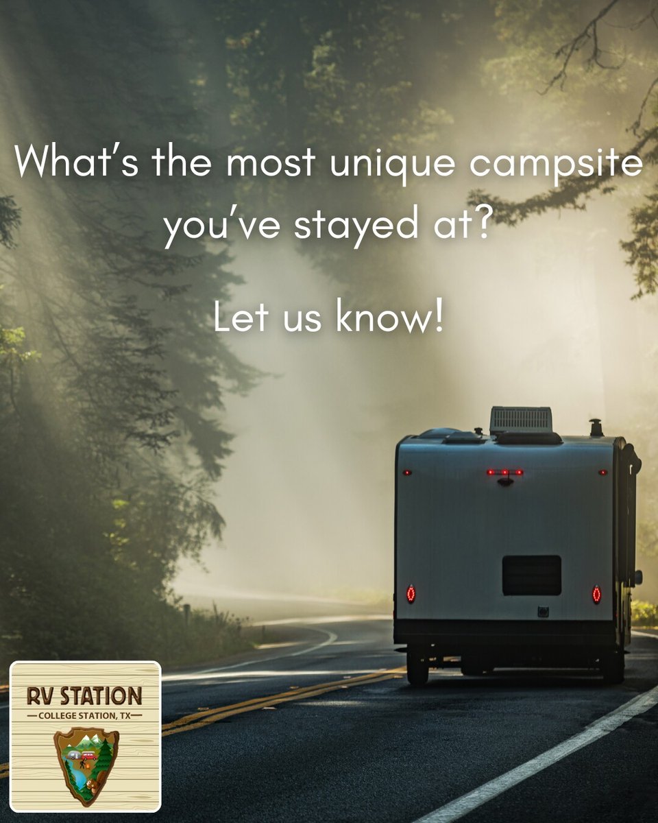 Some campsites are just unforgettable. It’s always fun hearing about the most unique places RV travelers have stayed!

Visit us today! ➡️ rpb.li/jq83

#RVStationCollegeStation #RVLife #CampingAdventures #RVTravel