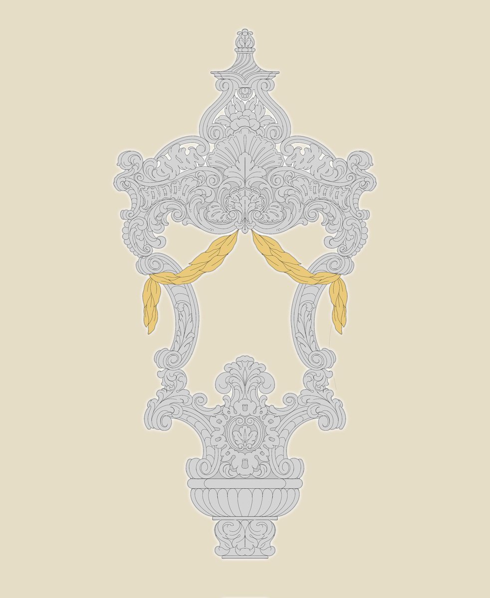 LaMisionRedento's tweet photo. La Hermandad anuncia la aprobación por parte de la Delegación de Arte Sacro del diseño de los nuevos faroles de Cruz de Guía y del conjunto de ciriales. https://t.co/xsuQ3XPnSZ