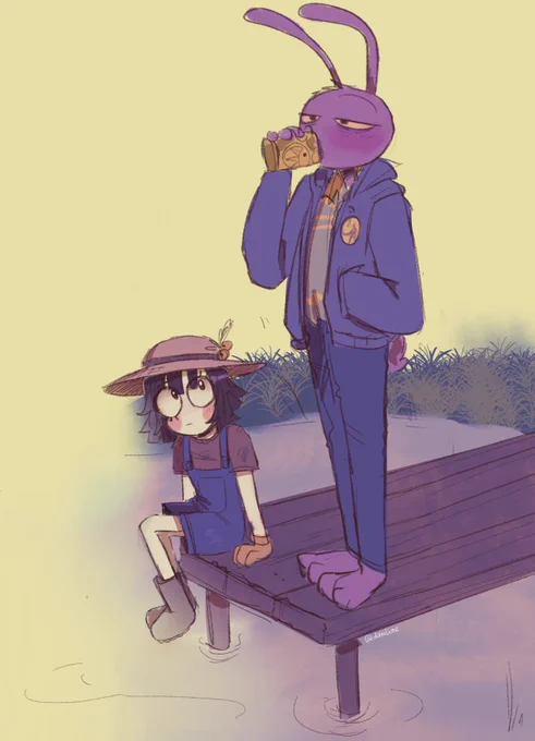 that one adventure where they're in stardew valley #funnybunny