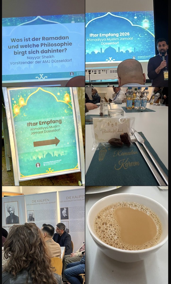 HooriaOueddan's tweet photo. Iftar-Empfang der Ahmadiyya In Düsseldorf #deitsch https://t.co/IxastNFlO0